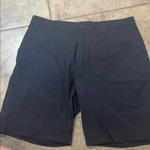 Adidas Men's Black Pinstripe Shorts